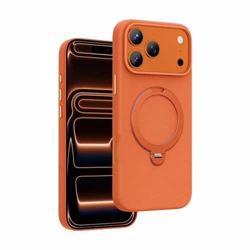 Чехол MEHOLD Eco-Leather MagSafe Case, Оранжевый