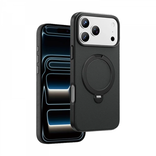 Чехол MEHOLD Eco-Leather MagSafe Case, Черный